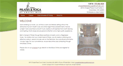 Desktop Screenshot of chapelhillpilatesyoga.com